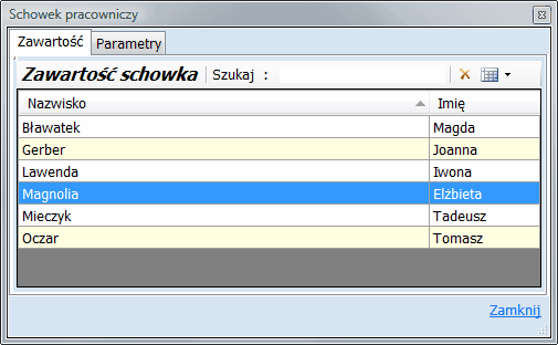 Schowek pracownikow_zawartosc_schowka